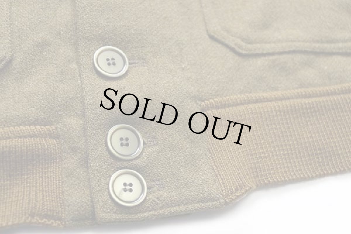 画像6: イタリア製 FORTELAフォルテラ A-1タイプ ウールジャケット オリーブ 50 (6)