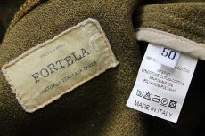 画像4: イタリア製 FORTELAフォルテラ A-1タイプ ウールジャケット オリーブ 50 (4)