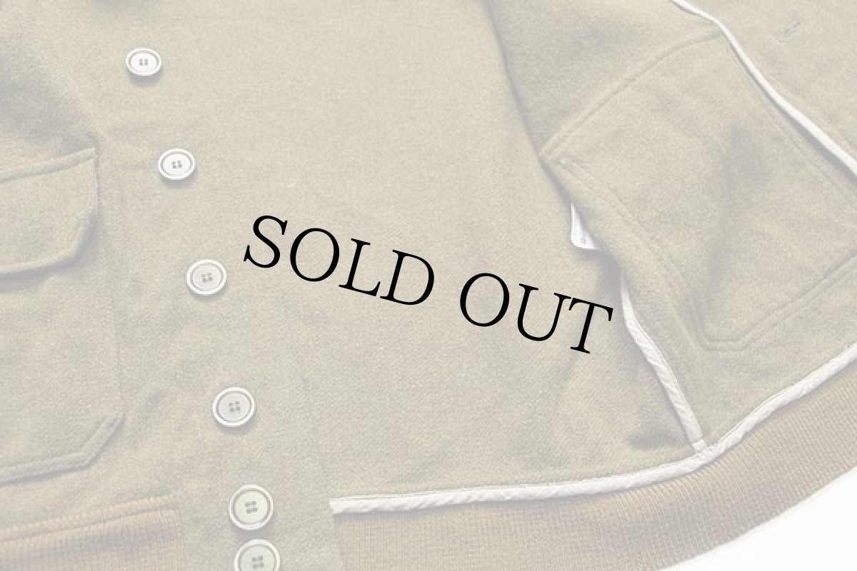 画像5: イタリア製 FORTELAフォルテラ A-1タイプ ウールジャケット オリーブ 50 (5)