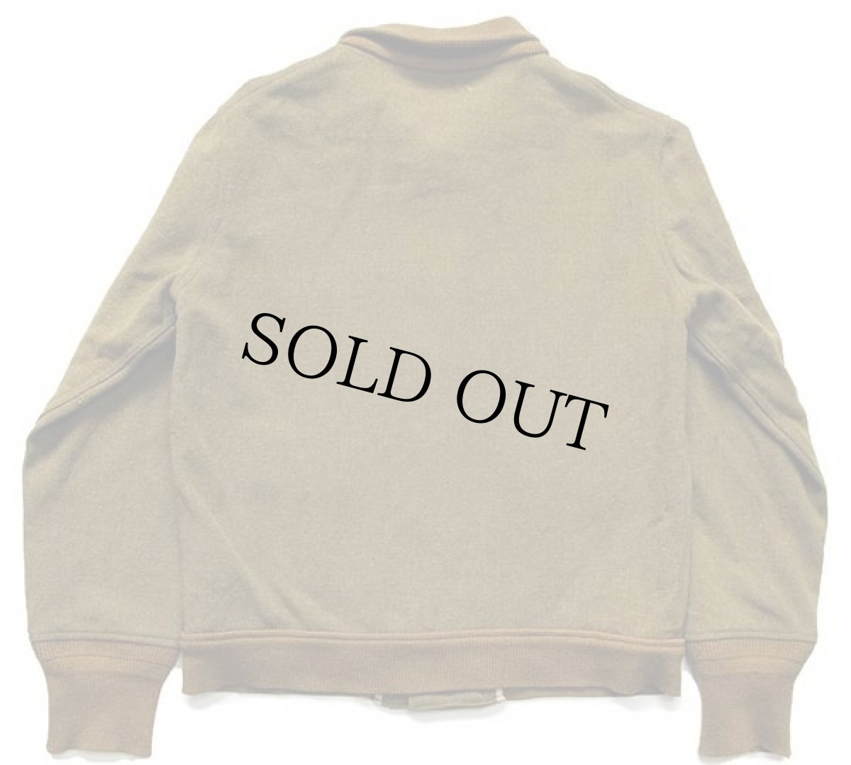 画像2: イタリア製 FORTELAフォルテラ A-1タイプ ウールジャケット オリーブ 50 (2)