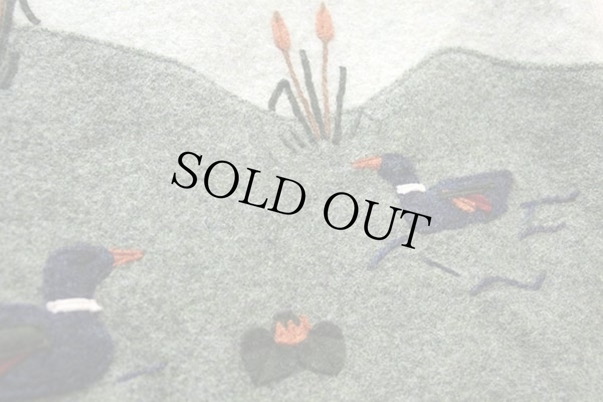 画像6: オーストリア製 GIESSWEIN バード アップリケ アート チロリアン ボイルドウール パーカー 42 (6)