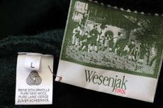 画像4: オーストリア製 Wesenjak ノーカラー チロリアン ボイルドウール ジャケット 深緑 L (4)