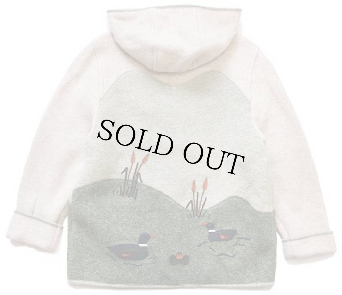 画像2: オーストリア製 GIESSWEIN バード アップリケ アート チロリアン ボイルドウール パーカー 42 (2)