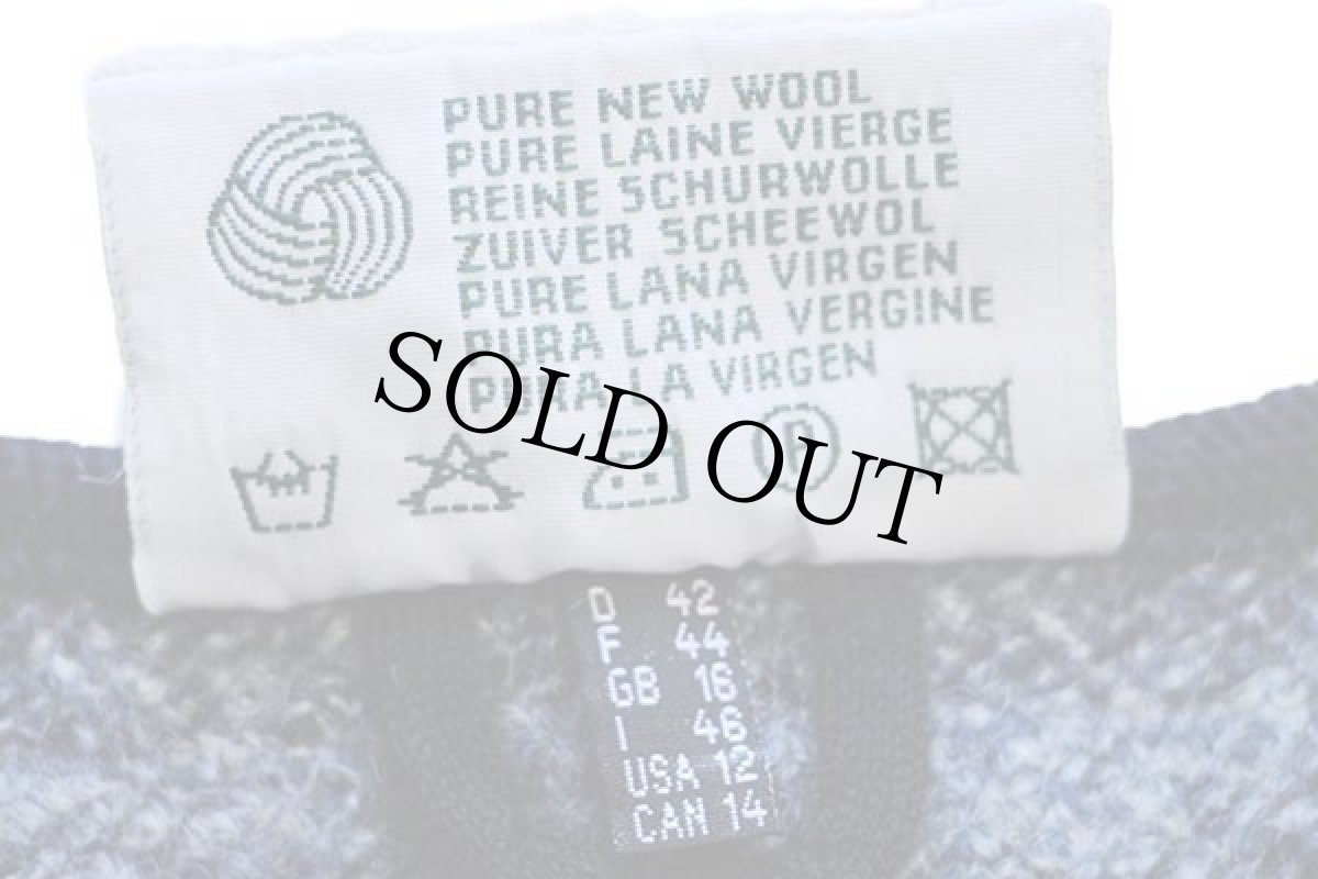 画像5: Kitz-Pichler ノーカラー フェアアイル柄 チロリアン ボイルドウール ジャケット 42★カーディガン (5)