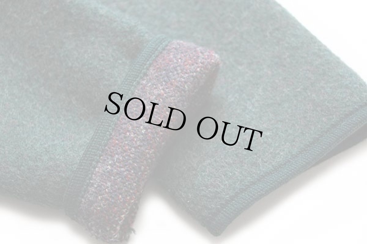 画像7: オーストリア製 Kitz-Pichler アーガイル柄 切り替え スタンドカラー チロリアン ボイルドウール ジャケット 50 (7)