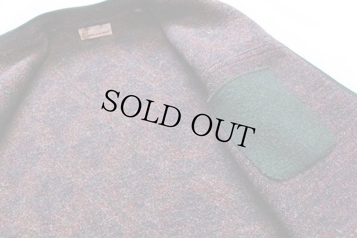 画像5: オーストリア製 Kitz-Pichler アーガイル柄 切り替え スタンドカラー チロリアン ボイルドウール ジャケット 50 (5)