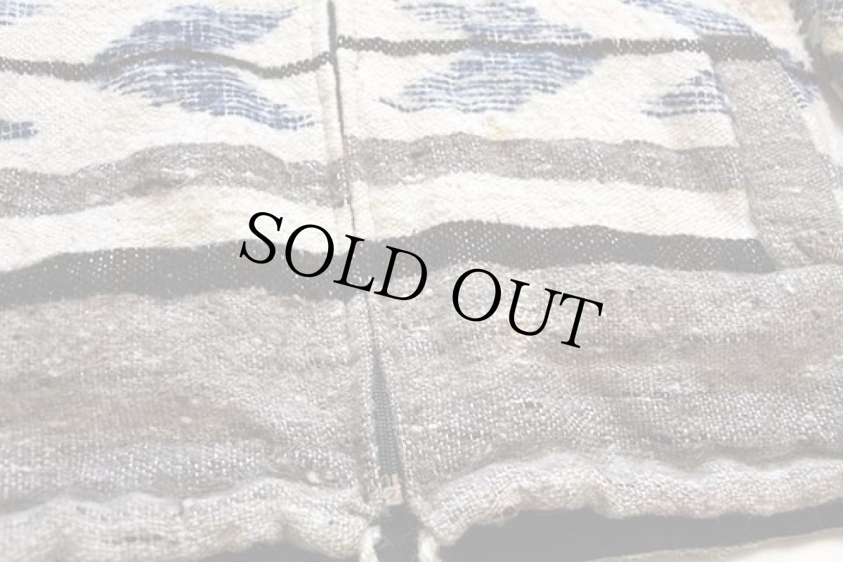 画像5: フォークロア柄 アルパカ混 ウール ラグ パーカー (5)