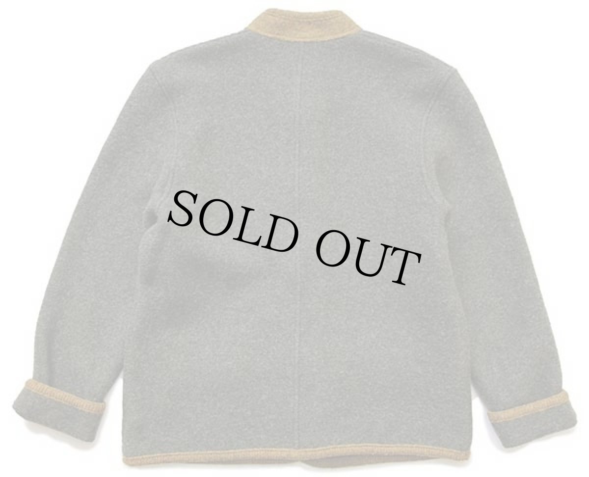 画像2: オーストリア製 SIGI SCHEIBER スタンドカラー チロリアン ボイルドウール ジャケット 深緑 38 (2)