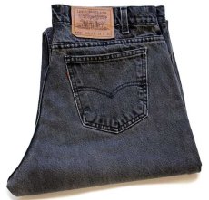 画像1: 90s Levi'sリーバイス 550 ブラック デニムパンツ w34★86 (1)