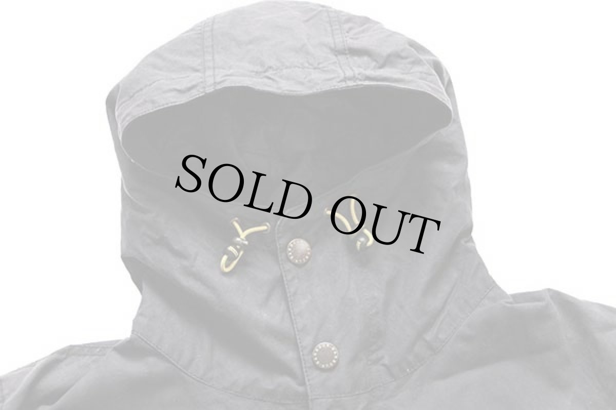 画像3: 00s Barbourバブアー INTERNATIONAL FOG PARKA キルティングライナー オイルドジャケット パーカー 黒 M (3)