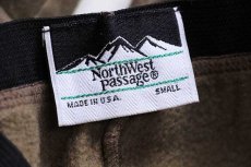 画像6: 90s USA製 NorthWest Passage インナーパンツ コヨーテブラウン S (6)