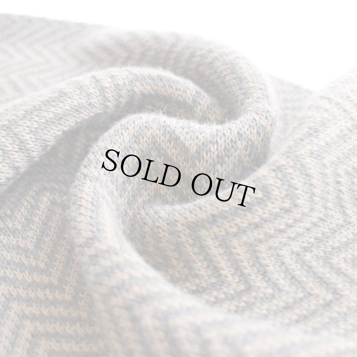 画像4: イタリア製 ALFANI ジグザグ柄 アクリル×メリノウールニット マフラー (4)