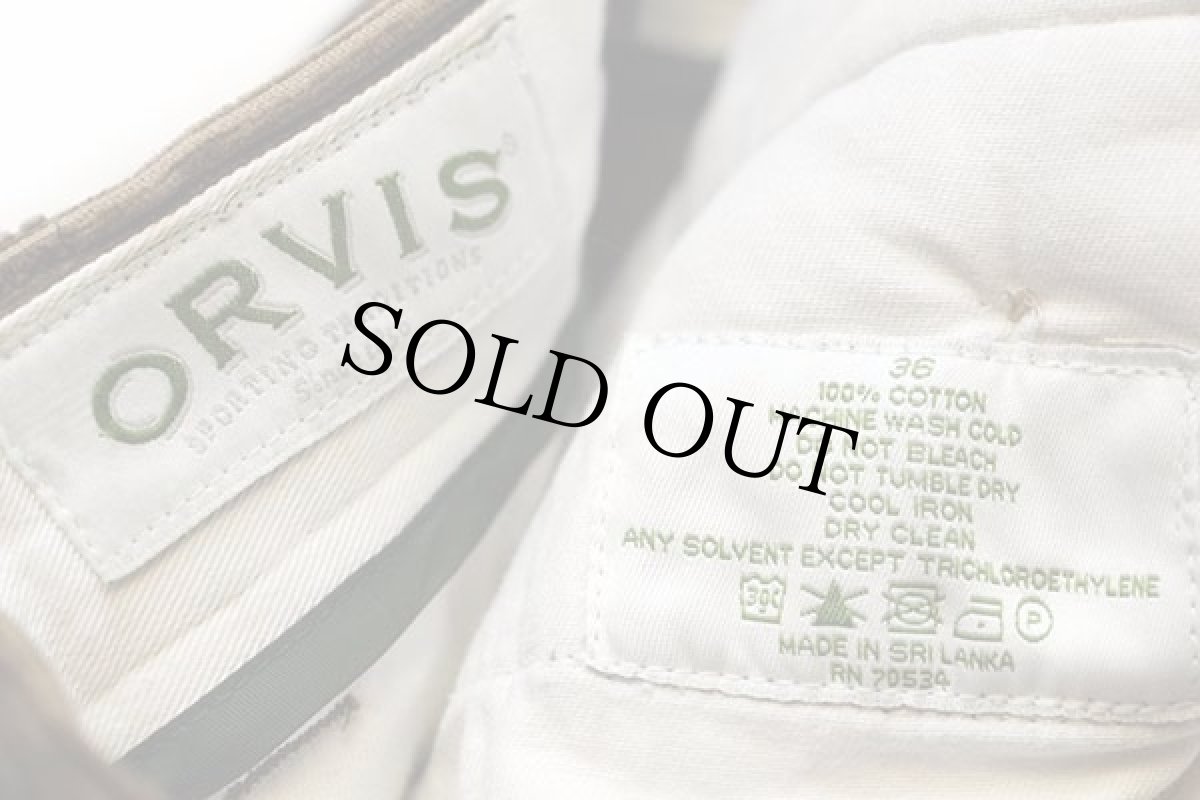 画像6: ORVISオービス コットン 太畝 コーデュロイパンツ 茶 36 (6)