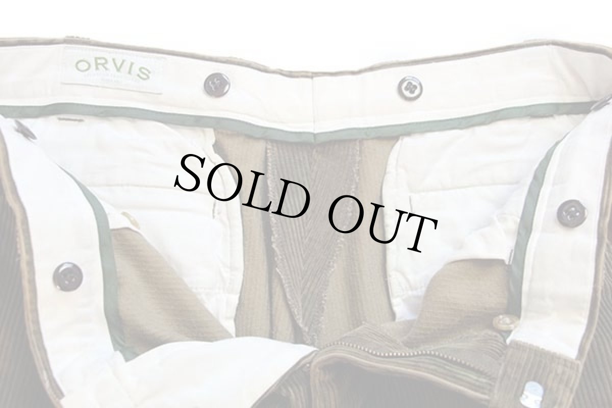 画像7: ORVISオービス コットン 太畝 コーデュロイパンツ 茶 36 (7)