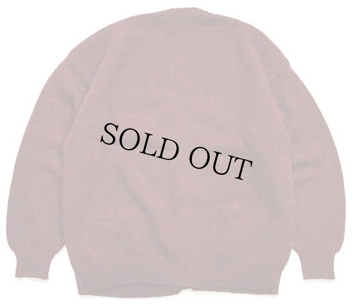 画像2: 80s イタリア製 RED PIPERS アーガイル柄 ウールニット カーディガン バーガンディ 5 (2)