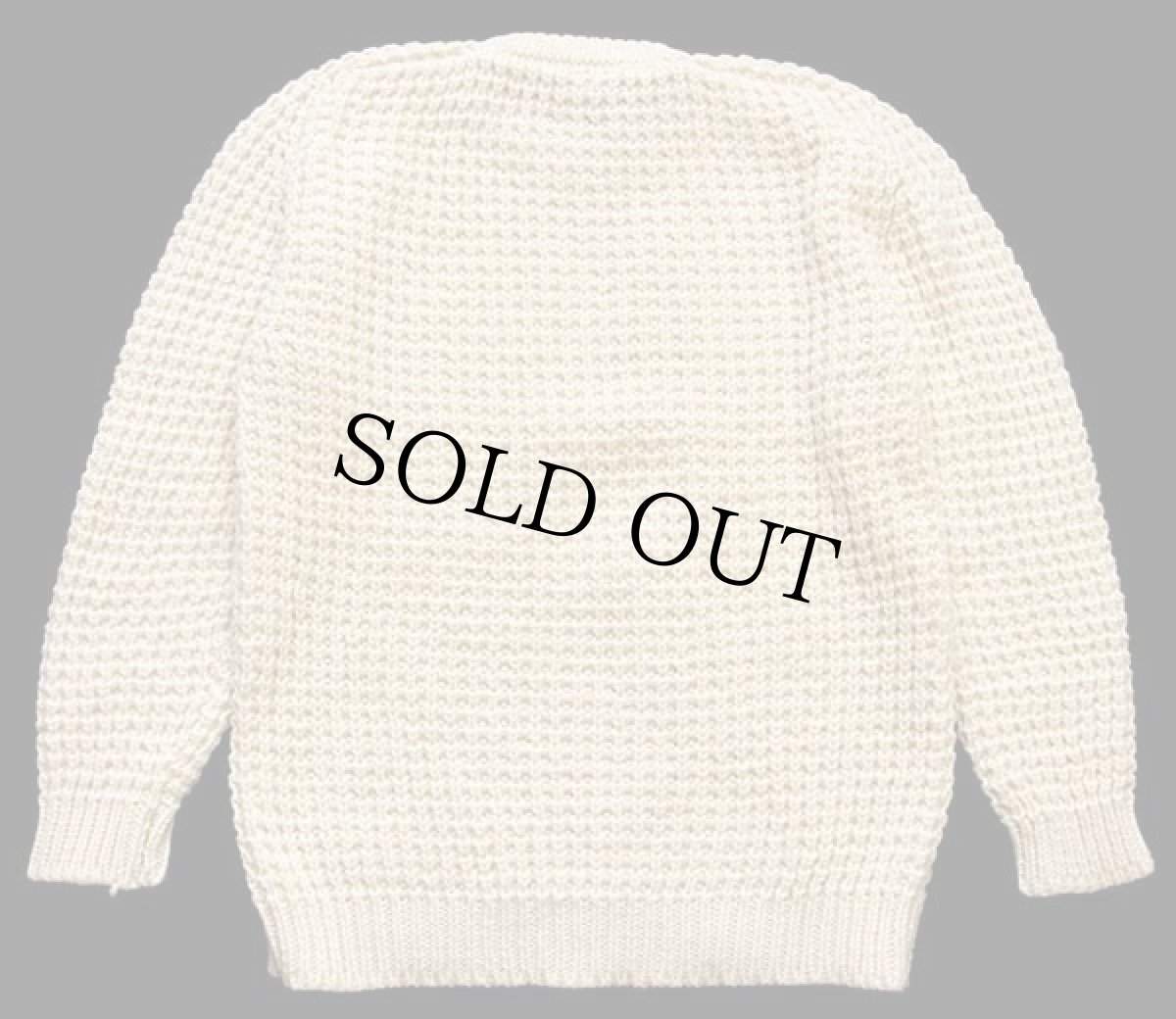 画像2: アイルランド製 fAlCARRAgh ケーブル編み ウールニット セーター ナチュラル M★フィッシャーマン (2)