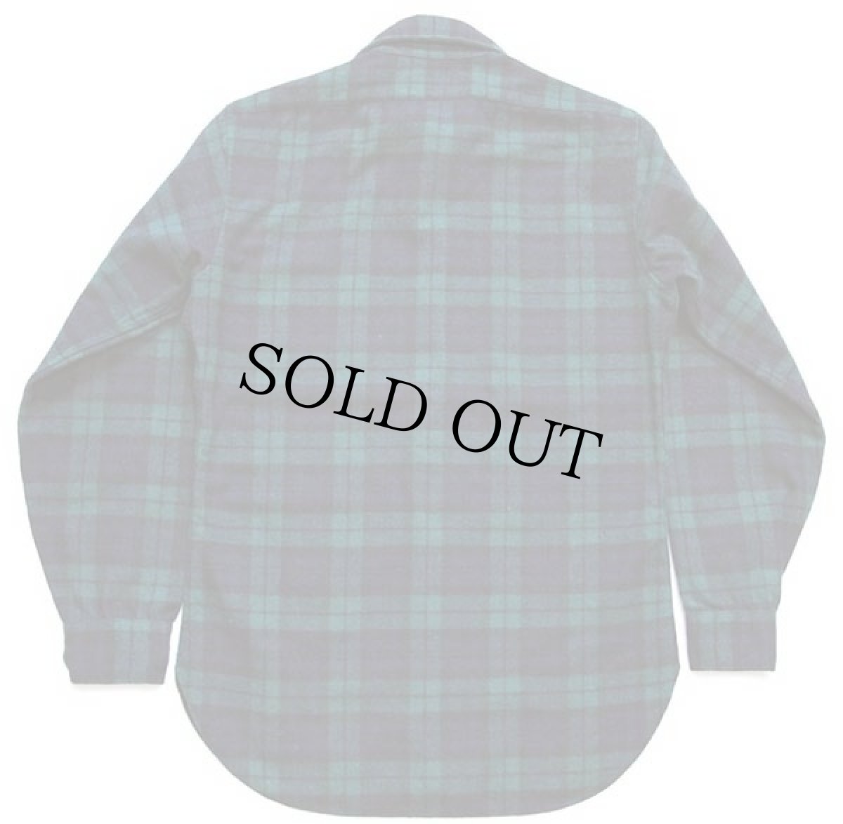 画像2: 70s USA製 PENDLETONペンドルトン ブラックウォッチ タータンチェック ウールシャツ S (2)