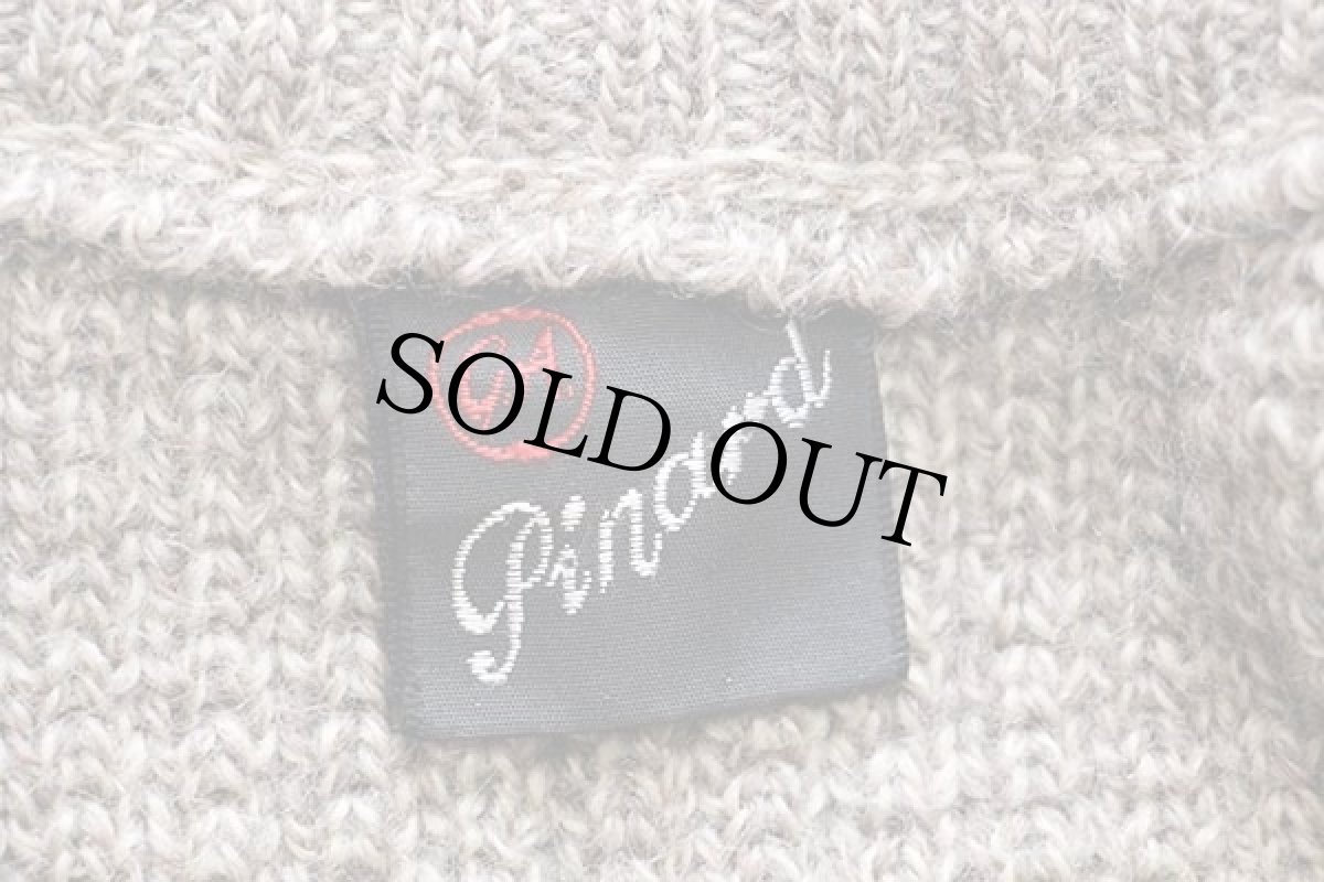 画像4: Pinard バイカラー 切り替え ショルダーパッチ ローゲージ ニット ジャケット (4)