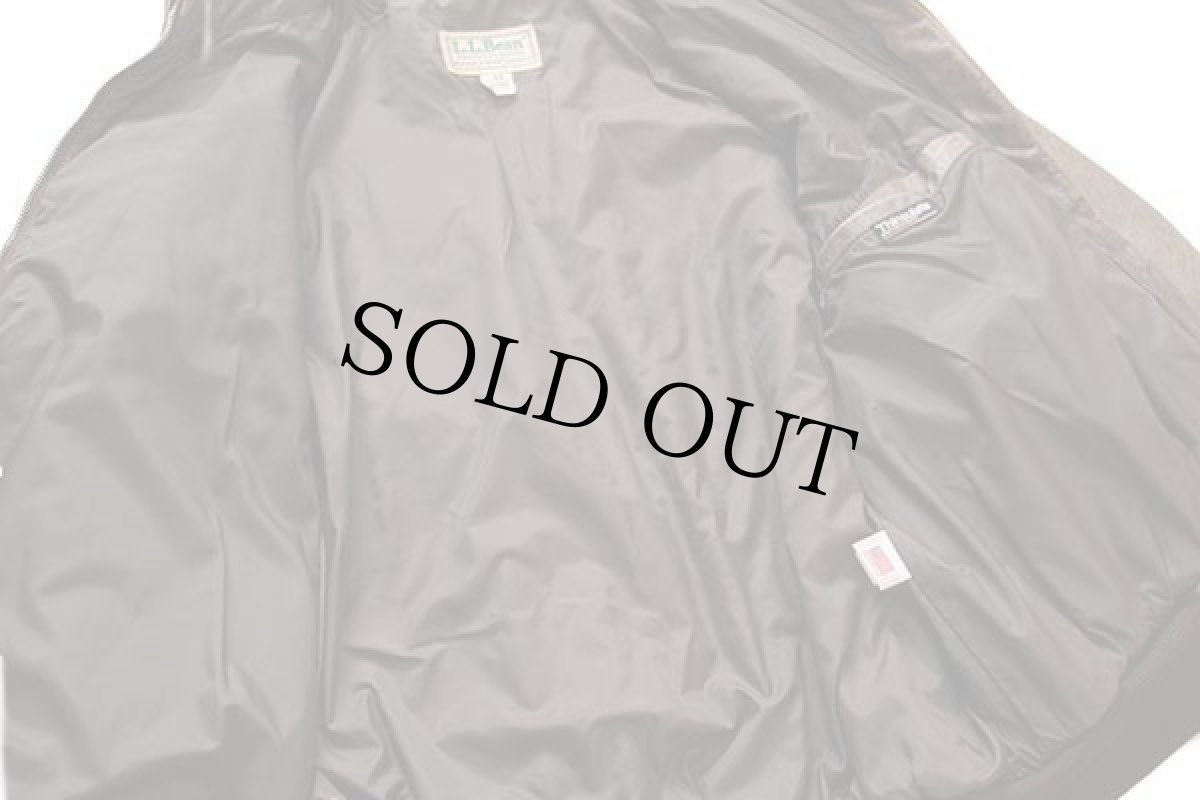 画像5: 80s USA製 L.L.Bean FLYING TIGER JACKET A-2タイプ Thinsulate 中綿入り フライト レザージャケット 44 (5)