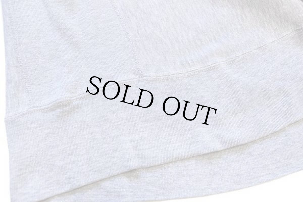 画像5: 70s USA製 Championチャンピオン 単色タグ MUHLENBERG ATH.DEPT 三段中抜き リバースウィーブ スウェット 杢グレー M (5)