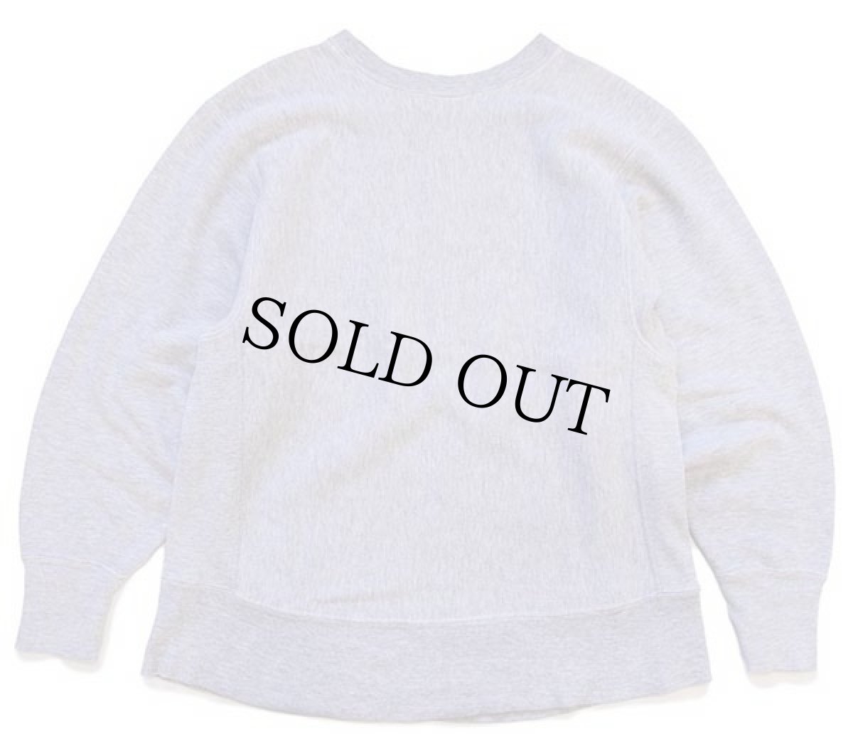 画像2: 70s USA製 Championチャンピオン 単色タグ MUHLENBERG ATH.DEPT 三段中抜き リバースウィーブ スウェット 杢グレー M (2)