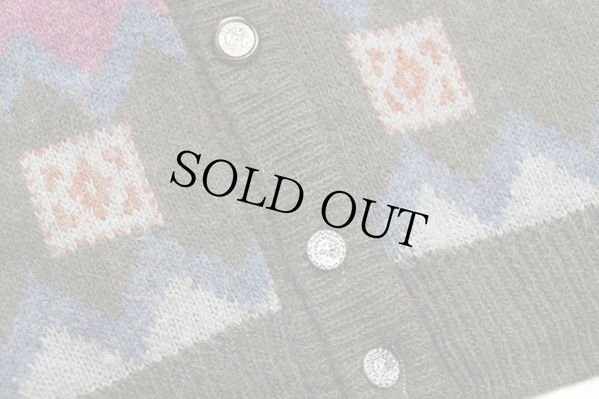 画像5: イタリア製 フォークロア柄 アルパカ×アクリルニット カーディガン 54 (5)