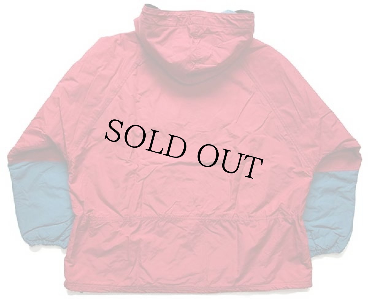 画像2: 90s USA製 L.L.Bean チロリアンテープ マルチカラー Thinsulate 中綿入り ナイロン アノラックパーカー L-XL (2)