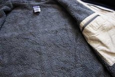 画像5: patagoniaパタゴニア フリースライナー オーガニックコットン ラインド キャンバス フーディー ベージュ M★焚火ジャケット (5)