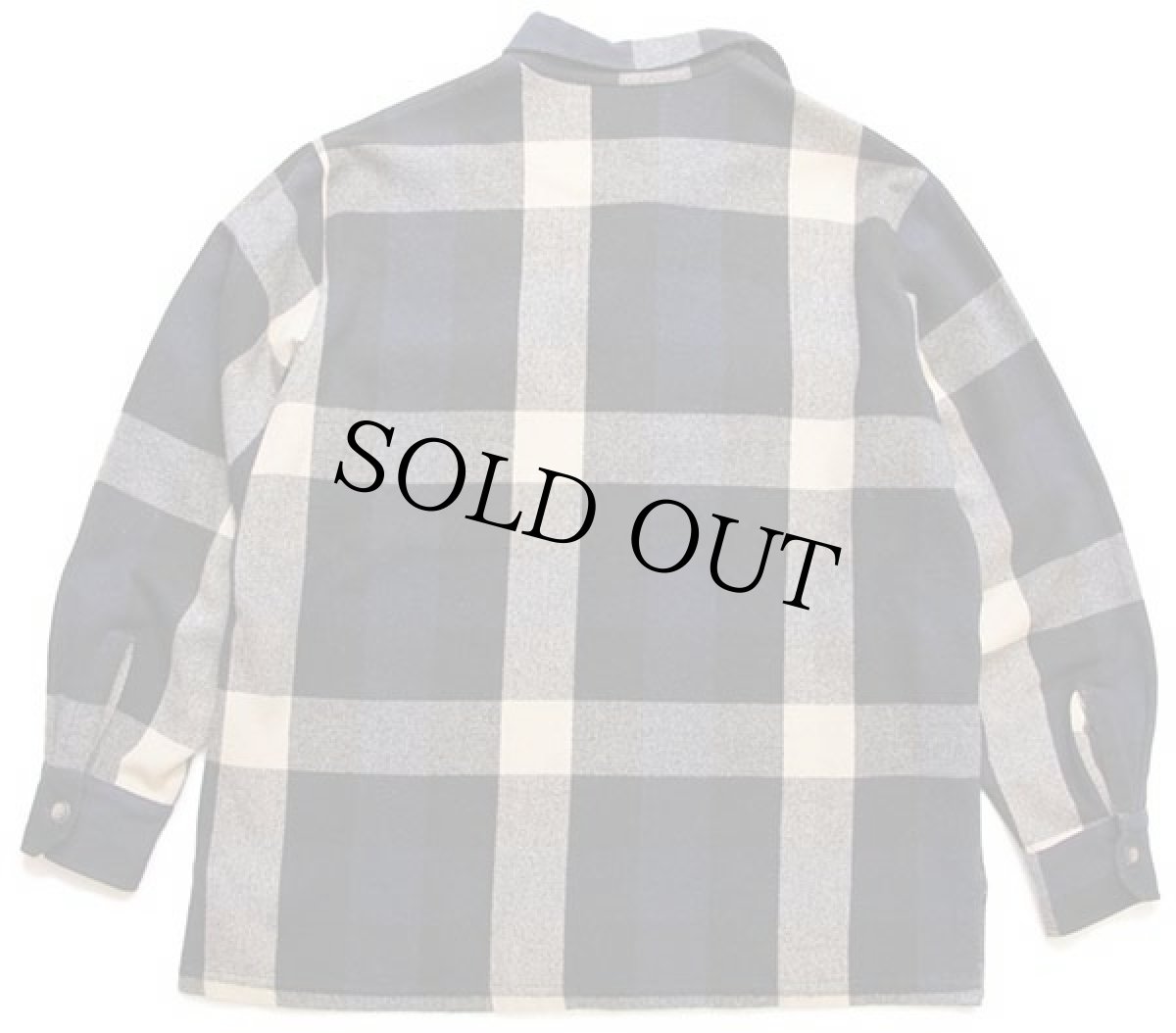 画像2: 90s イタリア製 Henry Cotton's ブロックチェック ウールシャツ 41 (2)