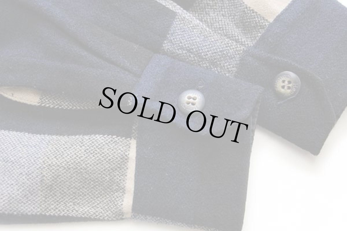 画像6: 90s イタリア製 Henry Cotton's ブロックチェック ウールシャツ 41 (6)