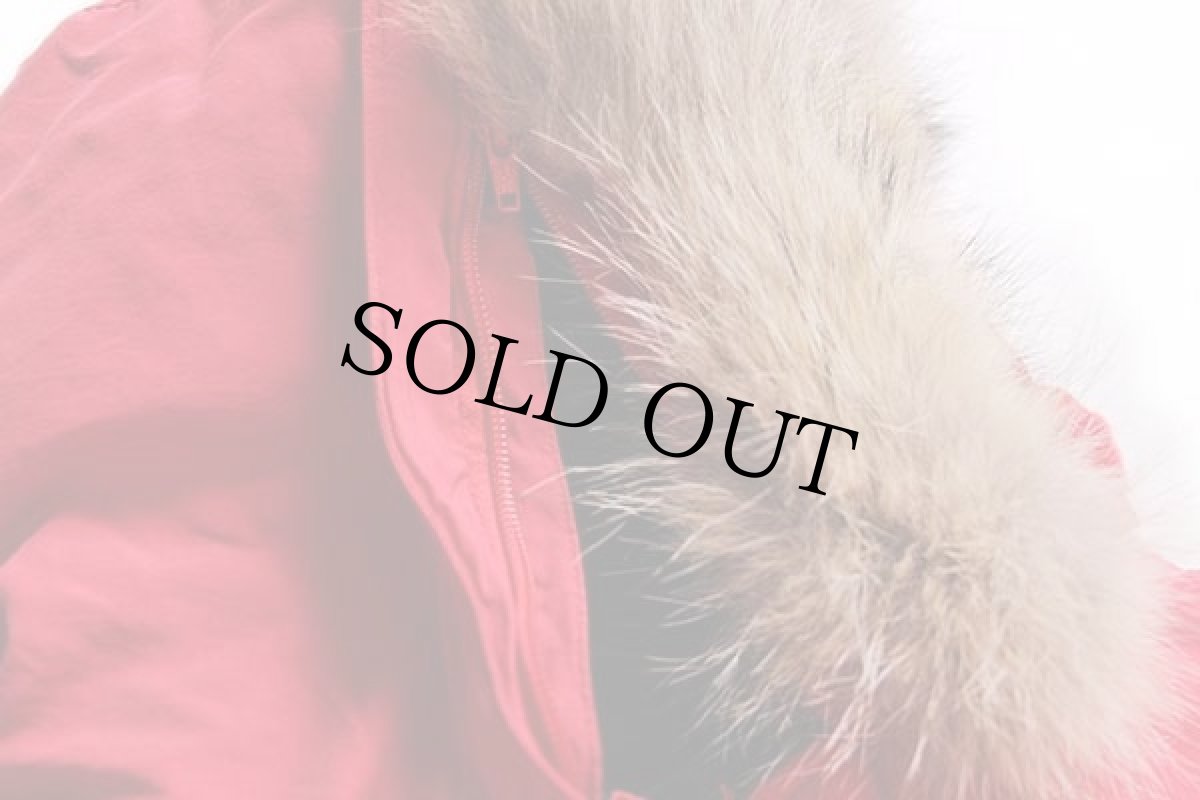 画像6: WOOLRICHウールリッチ コヨーテファー アークティックジャケット ダウンパーカー 赤 3XLT★特大 (6)