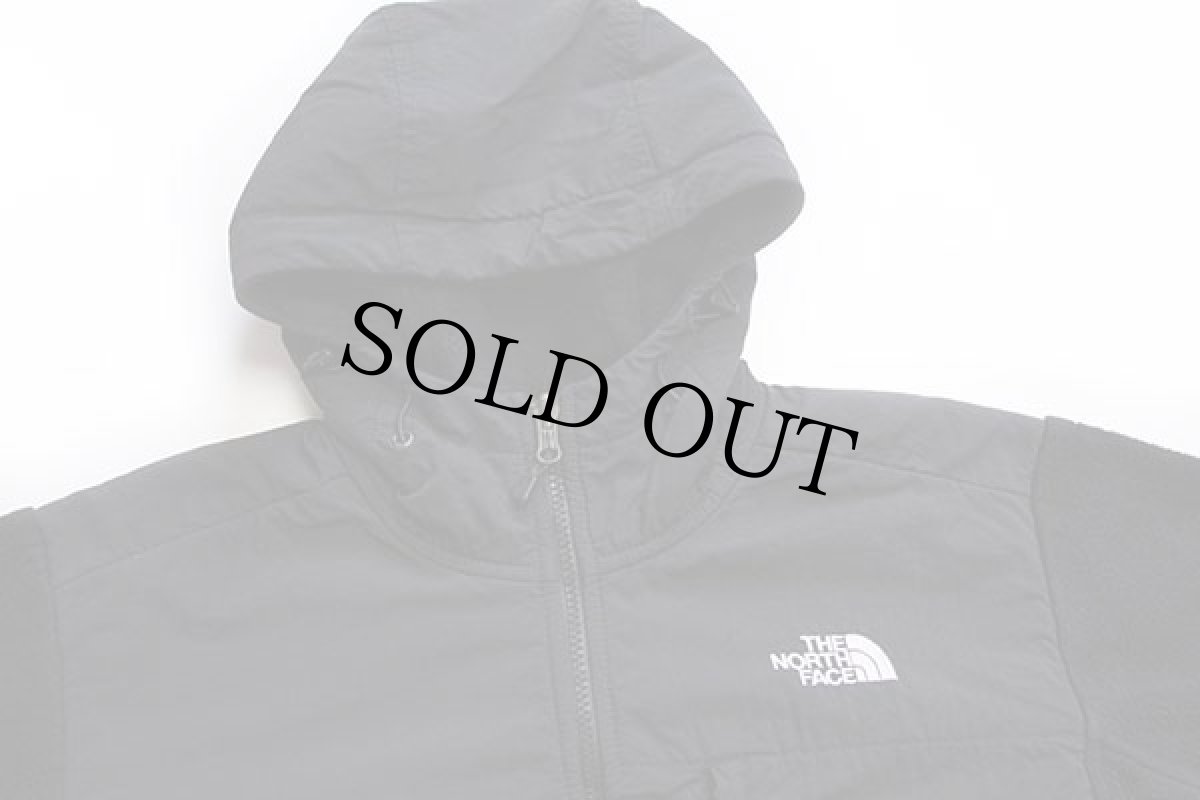 画像3: THE NORTH FACEノースフェイス デナリ フーディー POLARTEC ライナー フリースジャケット 黒 S (3)