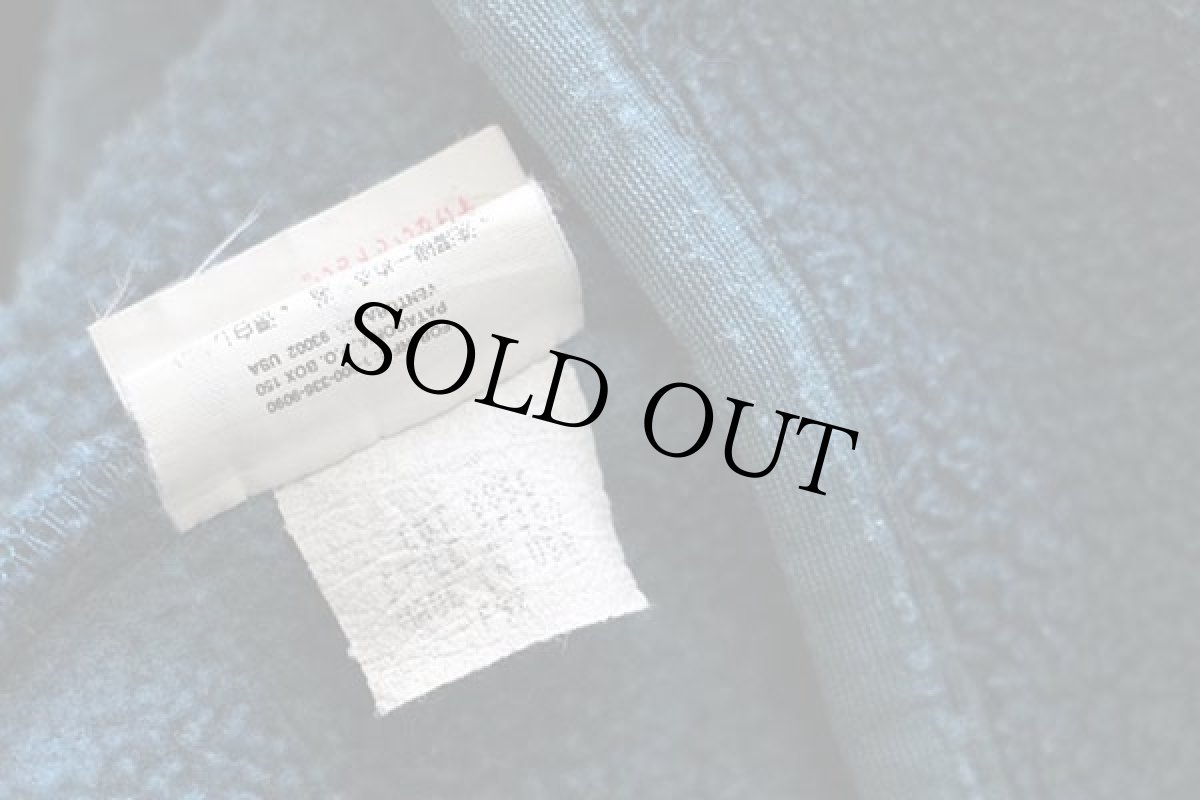 画像5: 90s USA製 patagoniaパタゴニア シンチラ フリース スナップT ダークティール M (5)