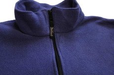 画像3: 90s USA製 Woolrichウールリッチ POLARTEC フリースジャケット 青紫 XL (3)