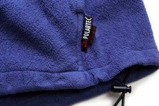 画像5: 90s USA製 Woolrichウールリッチ POLARTEC フリースジャケット 青紫 XL (5)