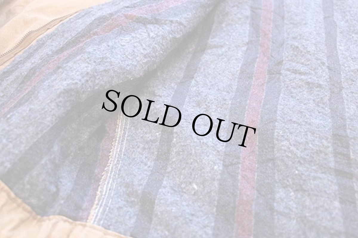 画像5: 80s USA製 carharttカーハート ブランケットライナー ダック地 デトロイトジャケット 茶 40 (5)