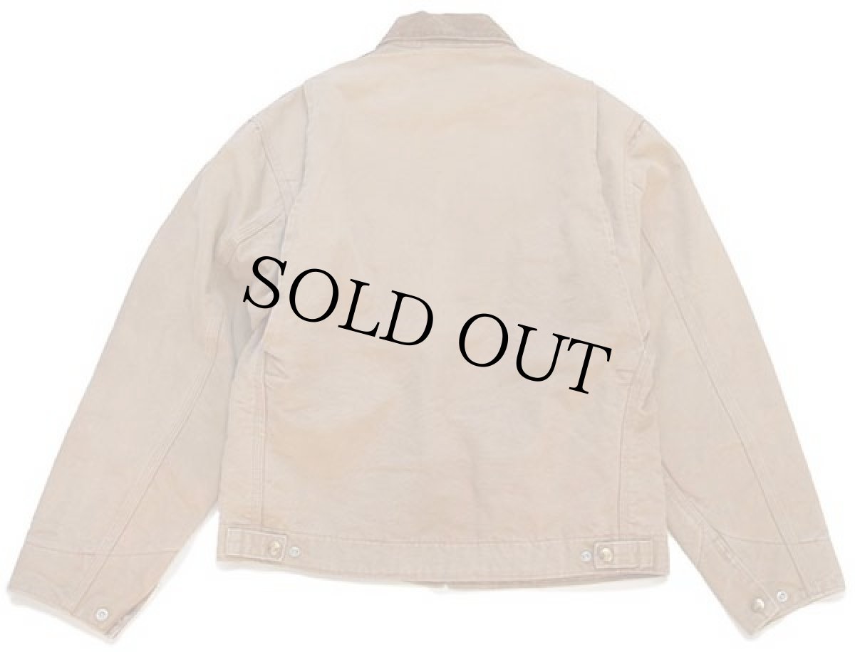 画像2: 80s USA製 carharttカーハート ブランケットライナー ダック地 デトロイトジャケット 茶 40 (2)