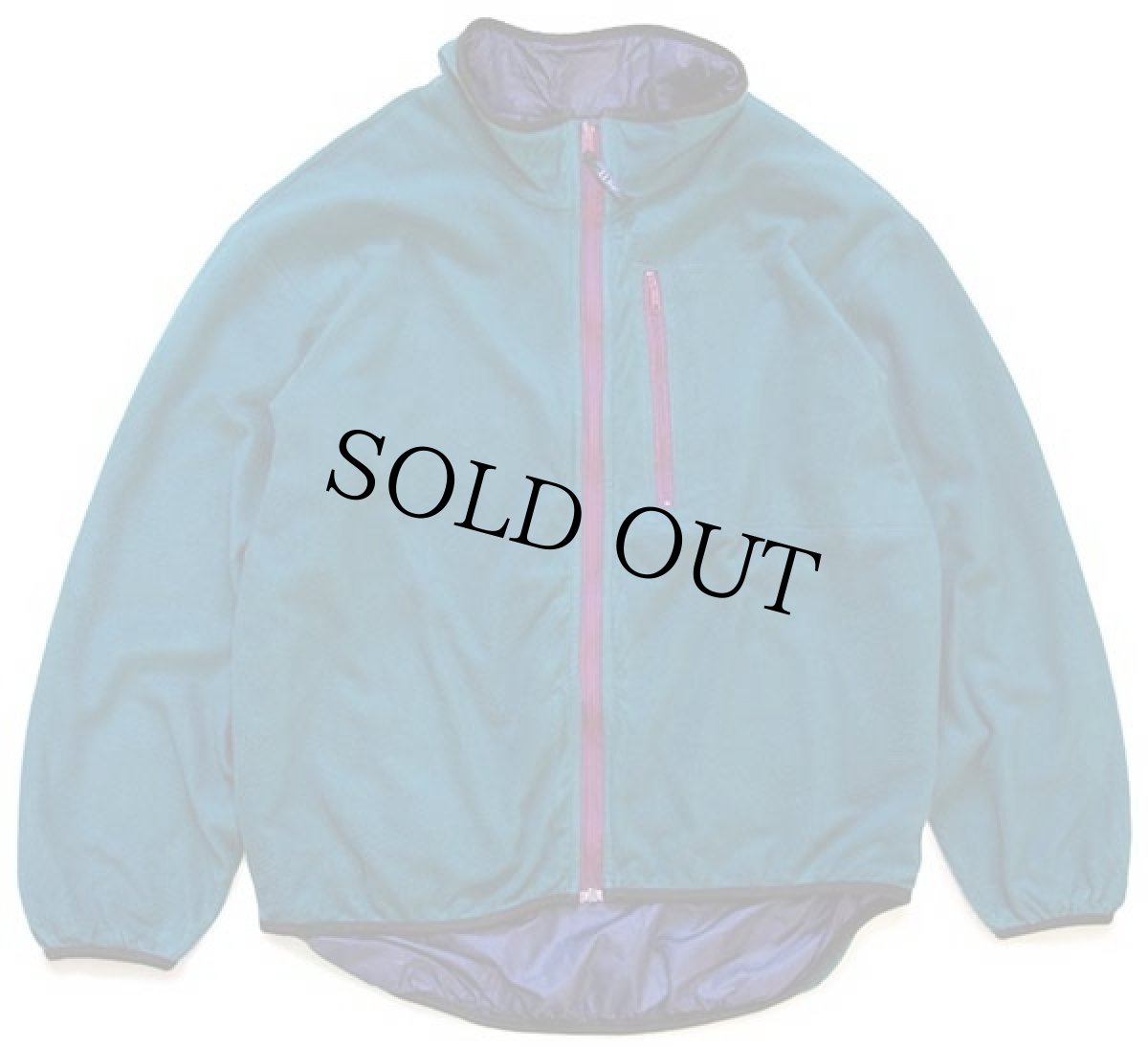 画像3: 80s USA製 L.L.Bean グリセードタイプ リバーシブル ナイロン×フリースジャケット 紫×緑 XL (3)