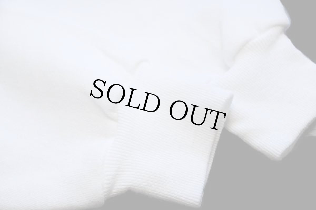 画像6: 80s USA製 crazy shirts CARMEL Polo Club 両面プリント スウェット 白 L (6)