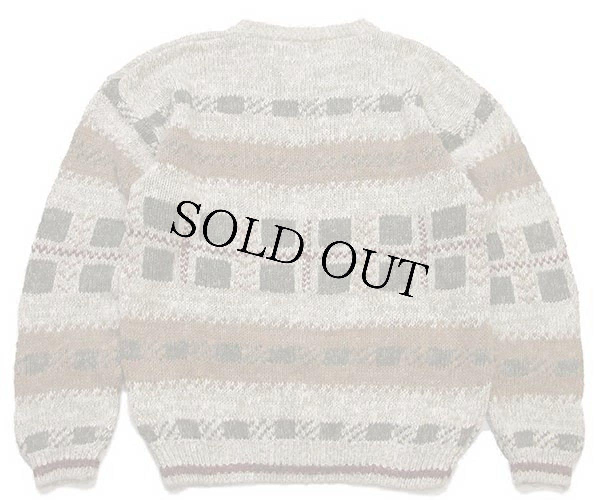 画像2: 90s STJOHN'SBAY コットン×ラミー×リネンニット セーター L (2)