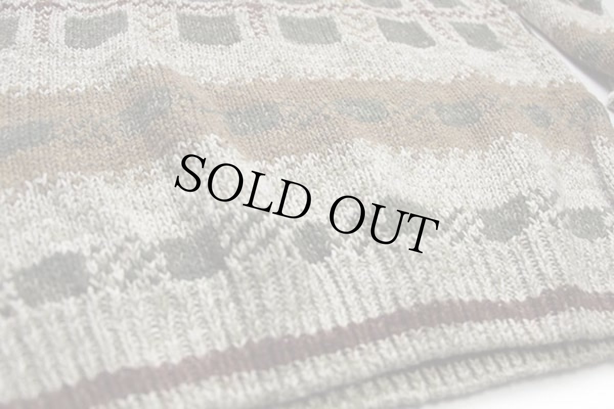 画像5: 90s STJOHN'SBAY コットン×ラミー×リネンニット セーター L (5)