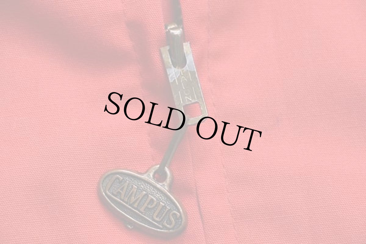 画像6: 70s USA製 CAMPUS BSA ボーイスカウト インディアンヘッド パッチ付き ジャケット 赤 L (6)