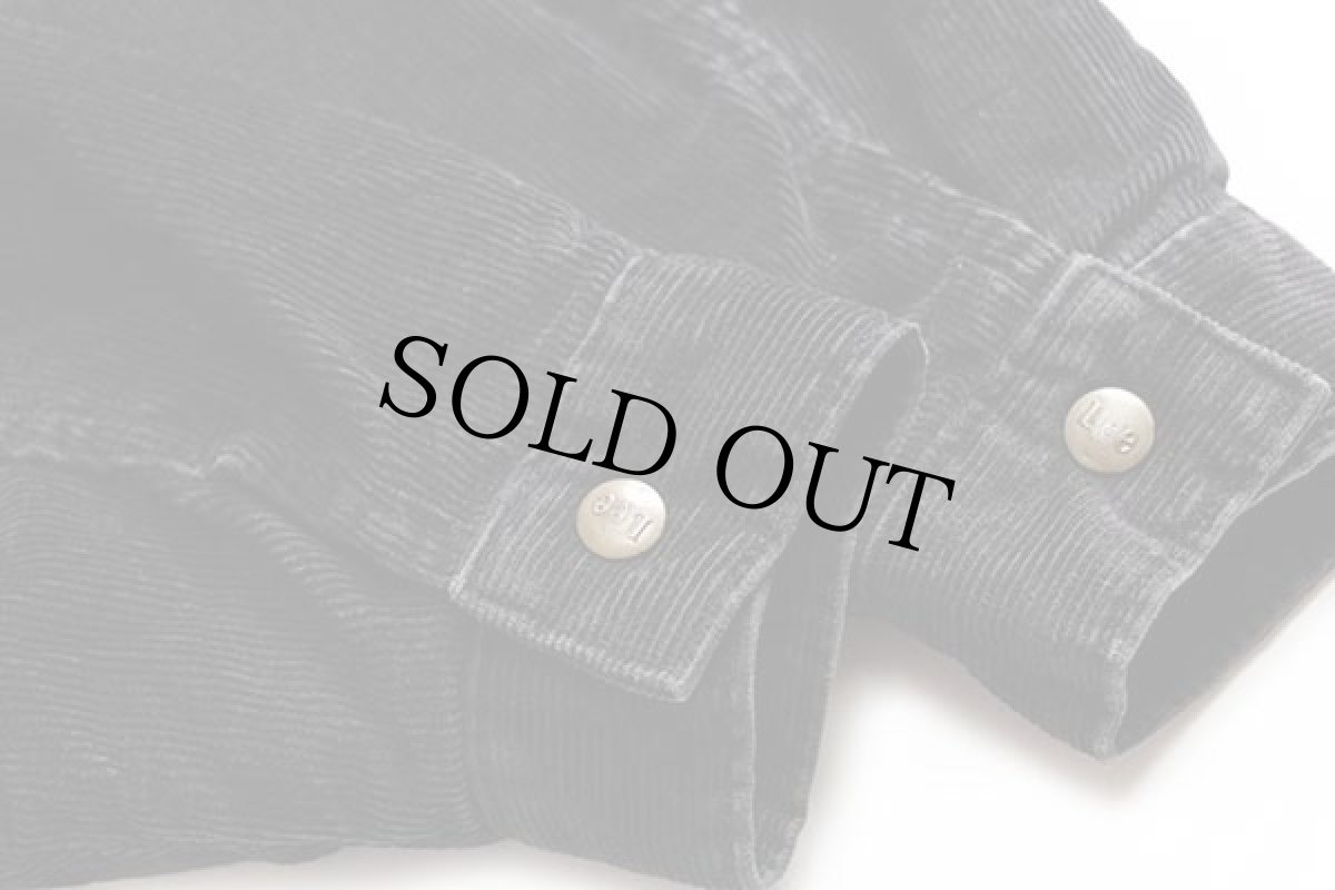 画像6: Leeリー ボアライナー コーデュロイジャケット 4ポケット 黒 S★ユーロ (6)