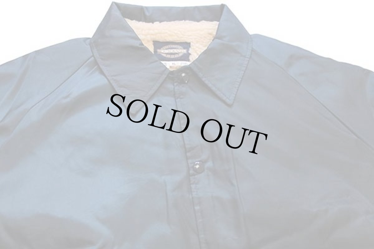 画像3: 80s USA製 TOWNCRAFT ボアライナー ナイロン コーチジャケット 紺 XL (3)