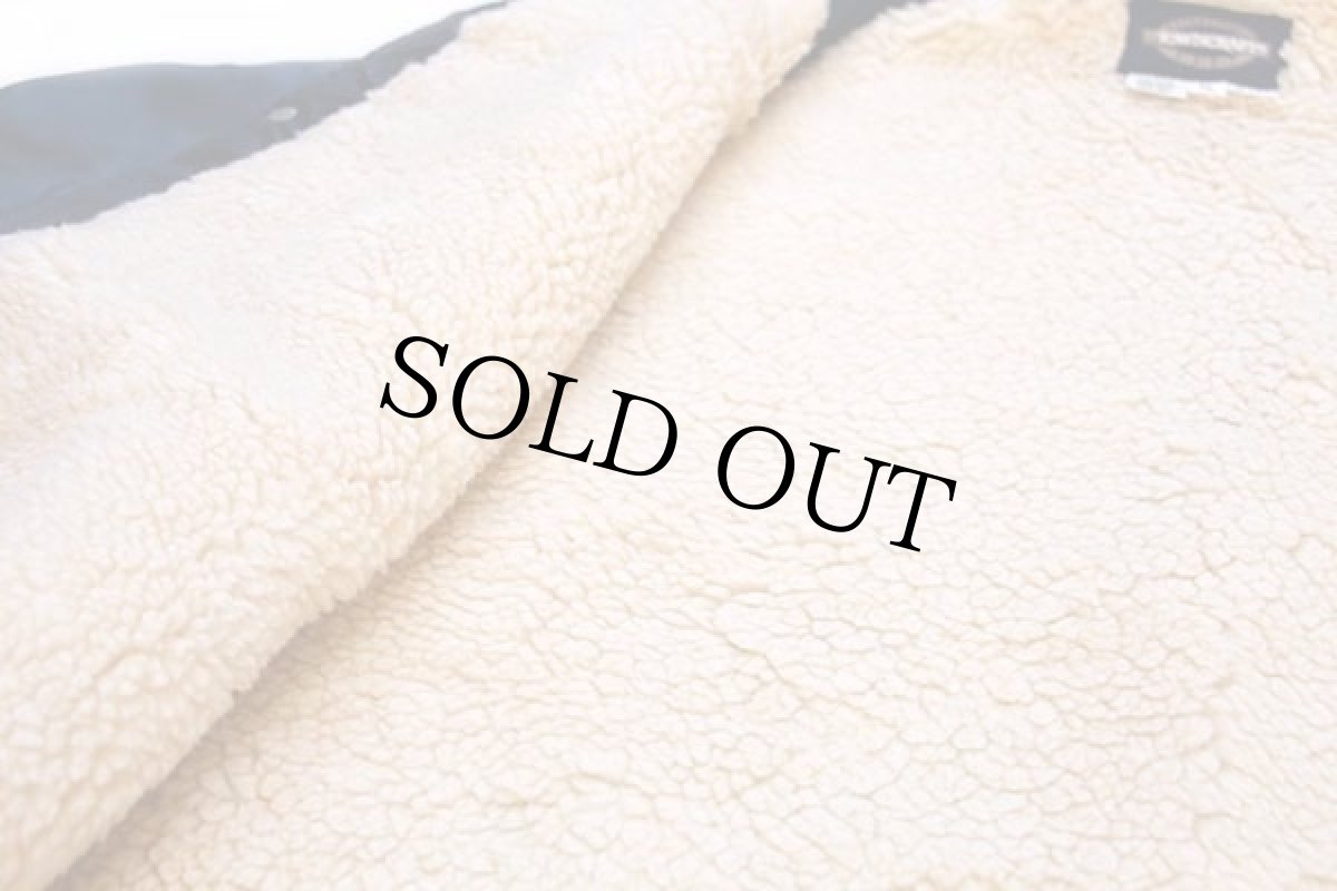 画像5: 80s USA製 TOWNCRAFT ボアライナー ナイロン コーチジャケット 紺 XL (5)