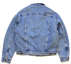 画像2: 90s USA製 Levi'sリーバイス 70609 ボアライナー デニムジャケット 4ポケット S (2)