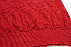 画像5: 90s DOCKERSドッカーズ ネイティブ柄 コットンニット セーター 赤 L★Levi'sリーバイス (5)