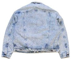 画像2: 80s USA製 Levi'sリーバイス 70609 ボアライナー ダメージ ケミカルウォッシュ デニムジャケット 4ポケット XL (2)