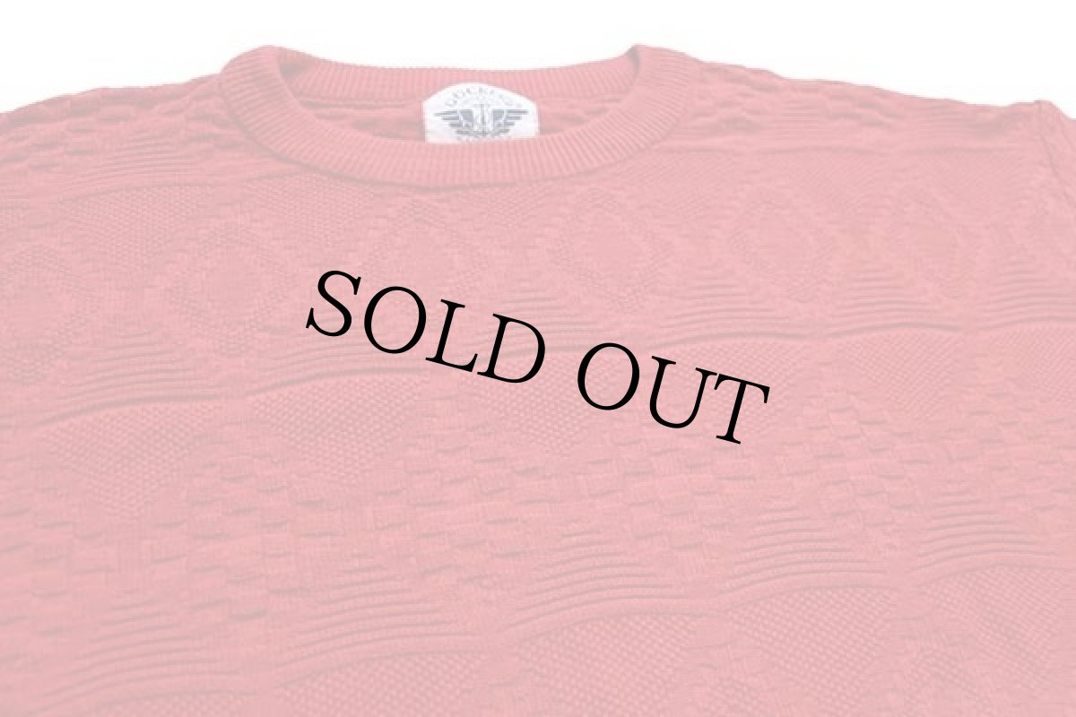 画像3: 90s DOCKERSドッカーズ ネイティブ柄 コットンニット セーター 赤 L★Levi'sリーバイス (3)