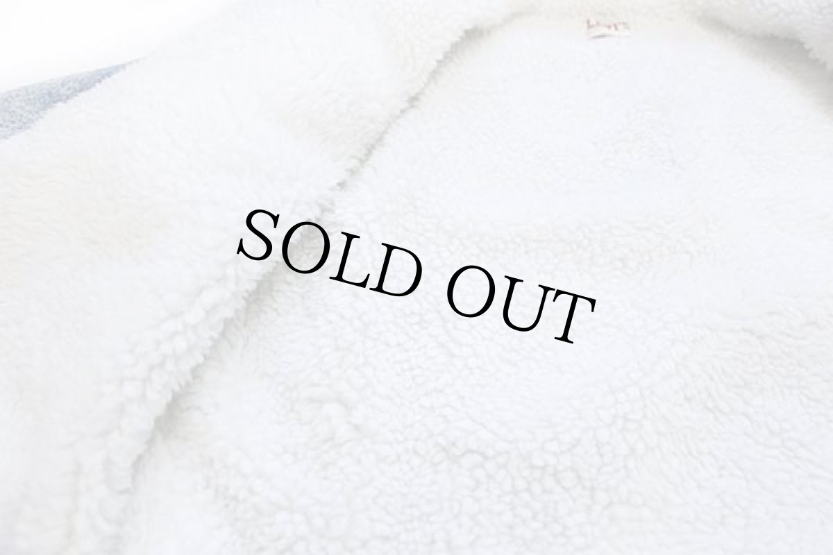 画像5: 80s USA製 Levi'sリーバイス 70609 ボアライナー ケミカルウォッシュ デニムジャケット 4ポケット L★アシッド (5)